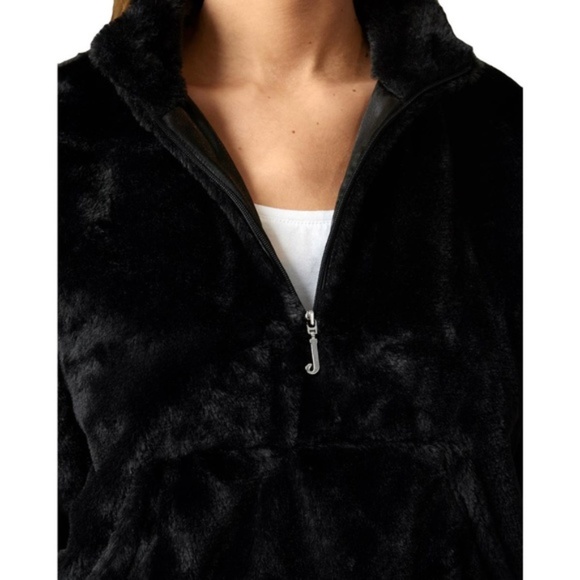 NWT JUICY COUTURE Faux Fur Pullover Jacket Coat - Picture 3 of 7